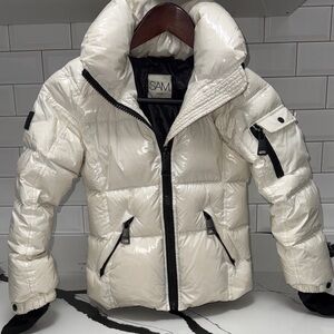 SAM Kids White Puffer Jacket size 10